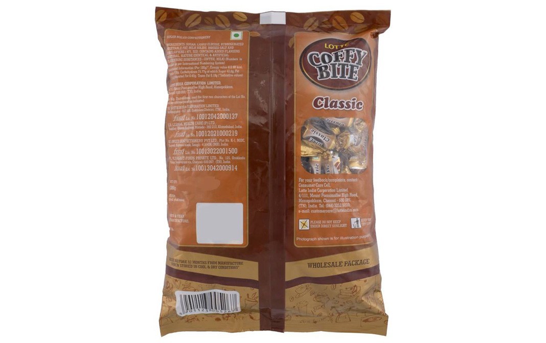 Lotte Coffy Bite Classic Toffee    Pack  38 grams